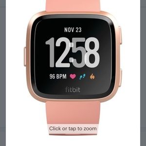 Fitbit - Versa Smartwatch - Peach/Rose Gold